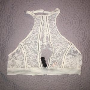 Victoria’s Secret high neck white bralette
